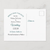 Mandala-thema trouwkaart Save the Date Aankondigingskaart (Achterkant)