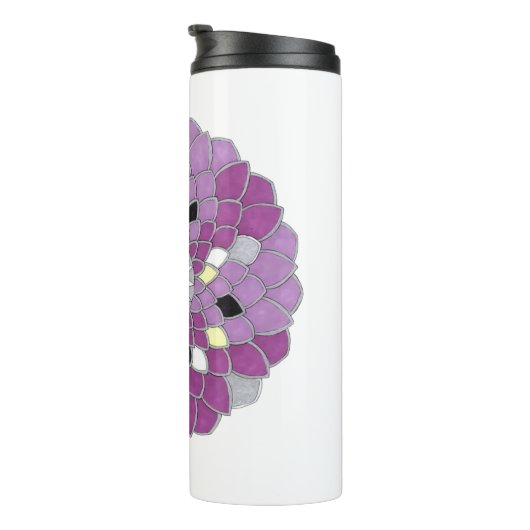 Mandala thermal tumblers thermosbeker (Geroteerd rechts)