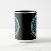 Mandala: "Thuis is waar je echt jezelf kunt zijn" Mok (Midden)