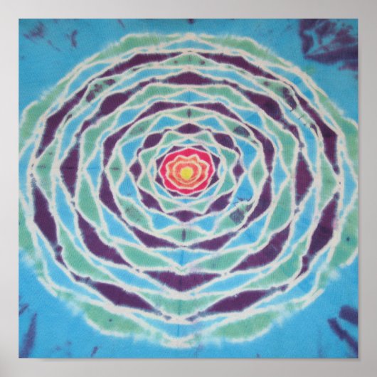 Mandala Tie Dye Poster (Voorkant)