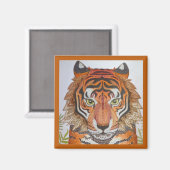 Mandala Tiger Design Magneet (Voorkant / Achterkant)