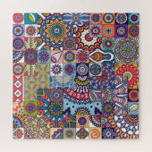 Mandala Tile Pattern Legpuzzel (Horizontaal)