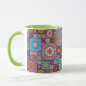 Mandala Tile Pattern Mok (Links)