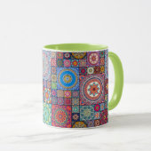 Mandala Tile Pattern Mok (Voorkant rechts)