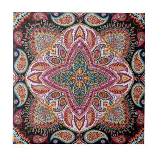 Mandala Tile Tegeltje (Voorkant)