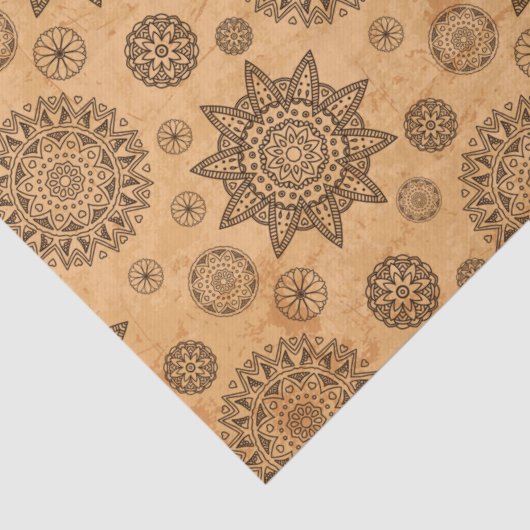 Mandala Tissuepapier (Detail)