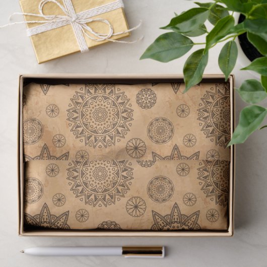 Mandala Tissuepapier (Geschenk)