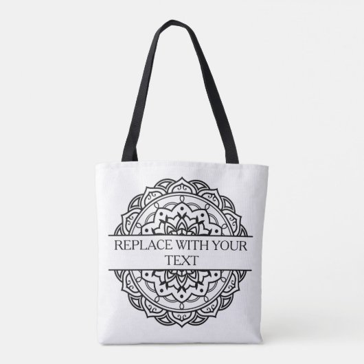 Mandala Tote Bag (Achterkant)
