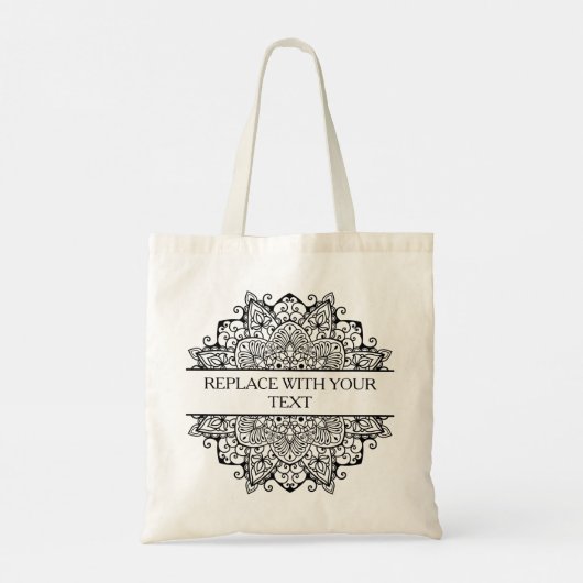 Mandala Tote Bag (Achterkant)