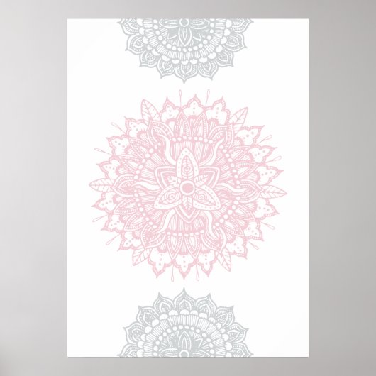 Mandala Tracery Ornament Poster (Voorkant)