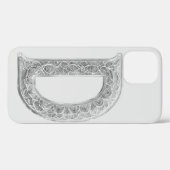 Mandala Transparante Letter D – HD Alfabet Case-Mate iPhone Case (Achterkant (horizontaal))