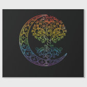 Mandala Tree of Life Tattoo Style Cadeaupapier (Vlak)