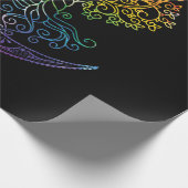 Mandala Tree of Life Tattoo Style Cadeaupapier (Hoek)