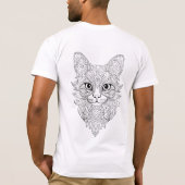 Mandala-trend t-shirt (Achterkant)