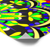 mandala tribaal naadloos model illustrati poster (Hoek)