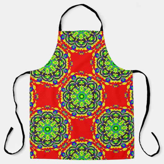 mandala  tribaal naadloos model illustrati schort (Voorkant)