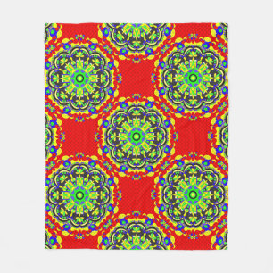 Mandala Tribal: naadloze illustratie Fleece Deken