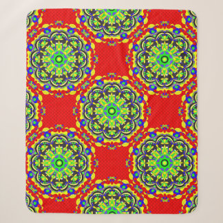 Mandala Tribal: naadloze illustratie Sherpa Deken