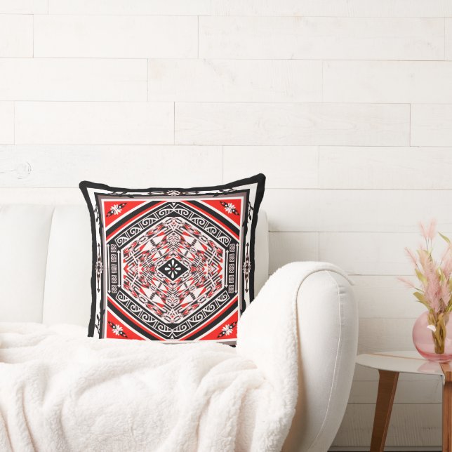 Mandala Tribal Nieuw Kussen (Bank)