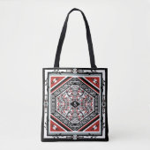 Mandala Tribal Nieuw Tote Bag (Voorkant)