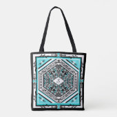 Mandala Tribal Nieuw Tote Bag (Achterkant)