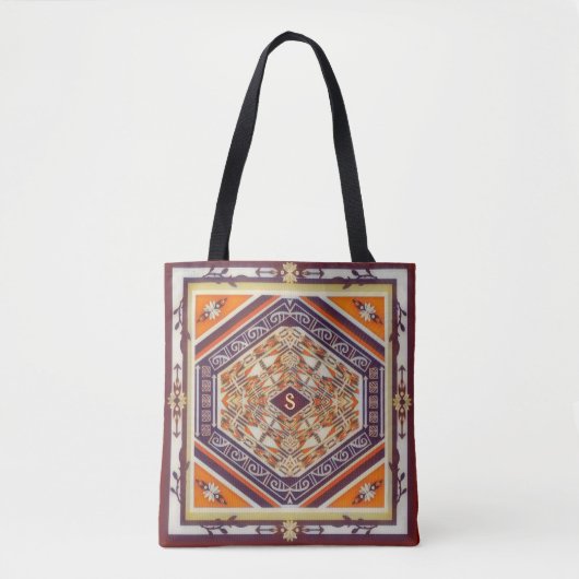 Mandala Tribal Nouveau Tote Bag (Voorkant)