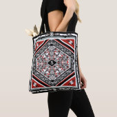 Mandala Tribal Nouveau Tote Bag (Dichtbij)