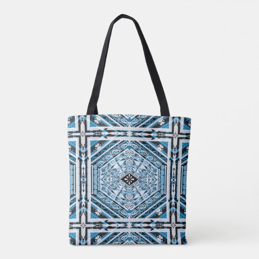 Mandala Tribal Nouveau Tote Bag (Achterkant)