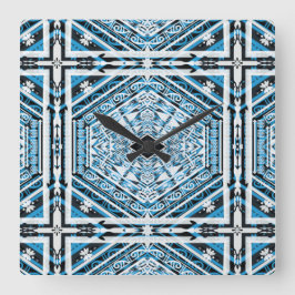 Mandala Tribal Nouveau Wandklok