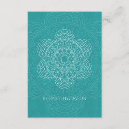 Mandala Tuin Chique Bruiloft RSVP Kaarten Kaartje