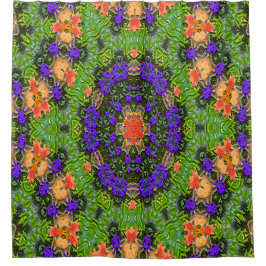 Mandala Tuin.... Douchegordijn