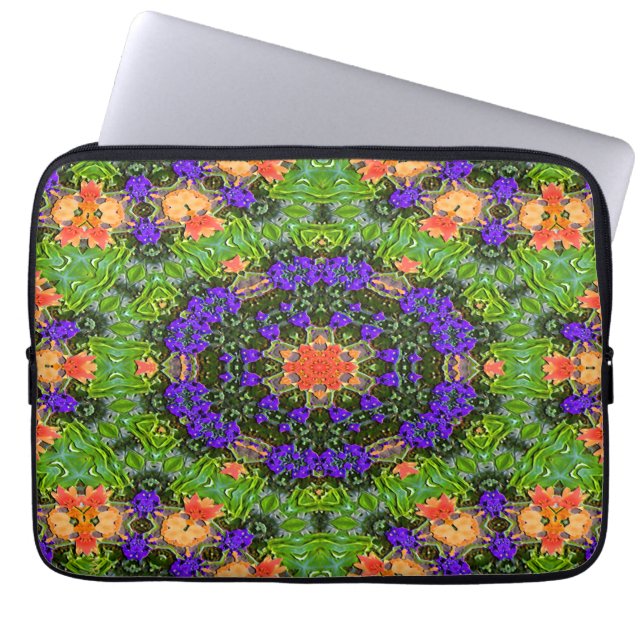 Mandala Tuin.... Laptop Sleeve (Voorkant)
