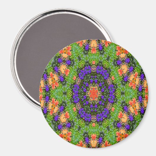 Mandala Tuin.... Magneet (Voorkant / Achterkant)
