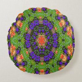 Mandala Tuin.... Rond Kussen