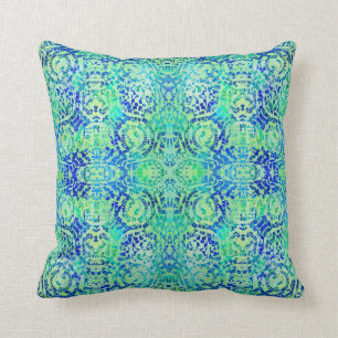 Mandala Turquoise Mosaic Kussen