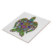 Mandala Turtle design Tegeltje (Zijkant)