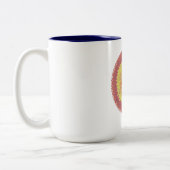 Mandala Tweekleurige Koffiemok (Links)