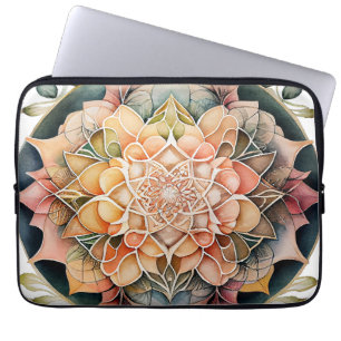 Mandala : Un Oasis de Paz y Tranquilidad Laptop Sleeve
