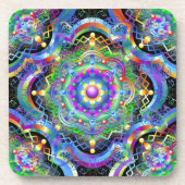 Mandala Universe Colors Onderzetter (Voorkant)
