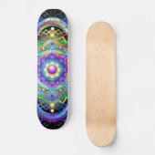 Mandala Universe Colors Skateboard (Voorkant)