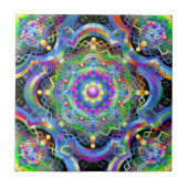 Mandala Universe Colors Tegeltje (Voorkant)