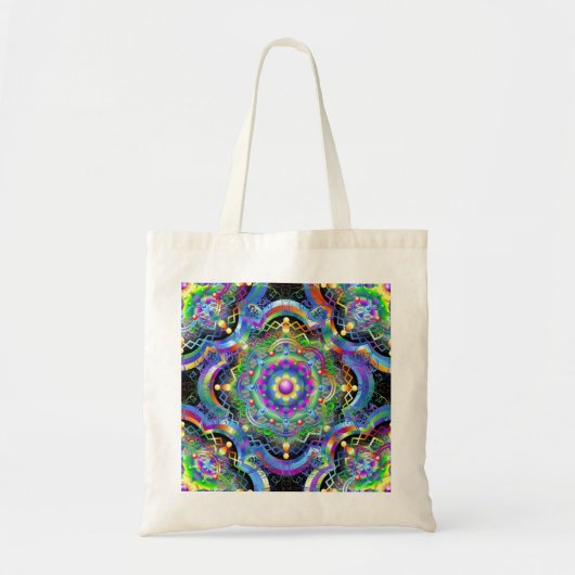 Mandala Universe Colors Tote Bag (Voorkant)