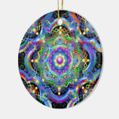 Mandala Universum Kleuren Keramisch Ornament (Links)