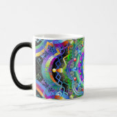 Mandala Universum Kleuren Magische Mok (Links)