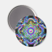Mandala Universum Kleuren Magneet (Voorkant / Achterkant)