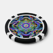 Mandala Universum Kleuren pokerchips (Enkel)