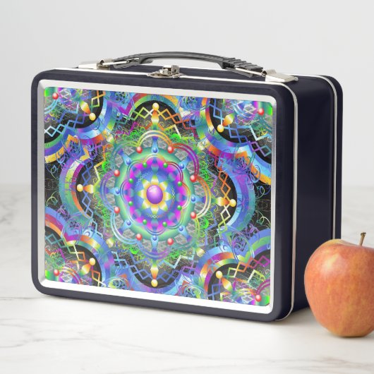 Mandala Universum Psychedelische Kleuren (In situ)