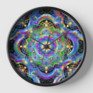 Mandala Universum Psychedelische Kleuren