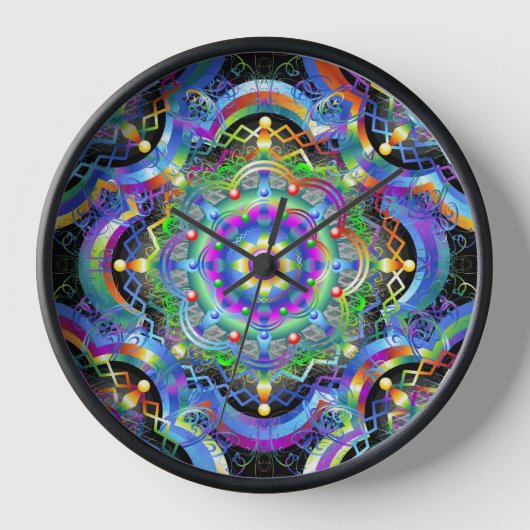 Mandala Universum Psychedelische Kleuren (Voorkant)