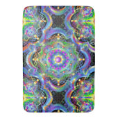 Mandala Universum Psychedelische Kleuren Badmat (Voorkant Verticaal)